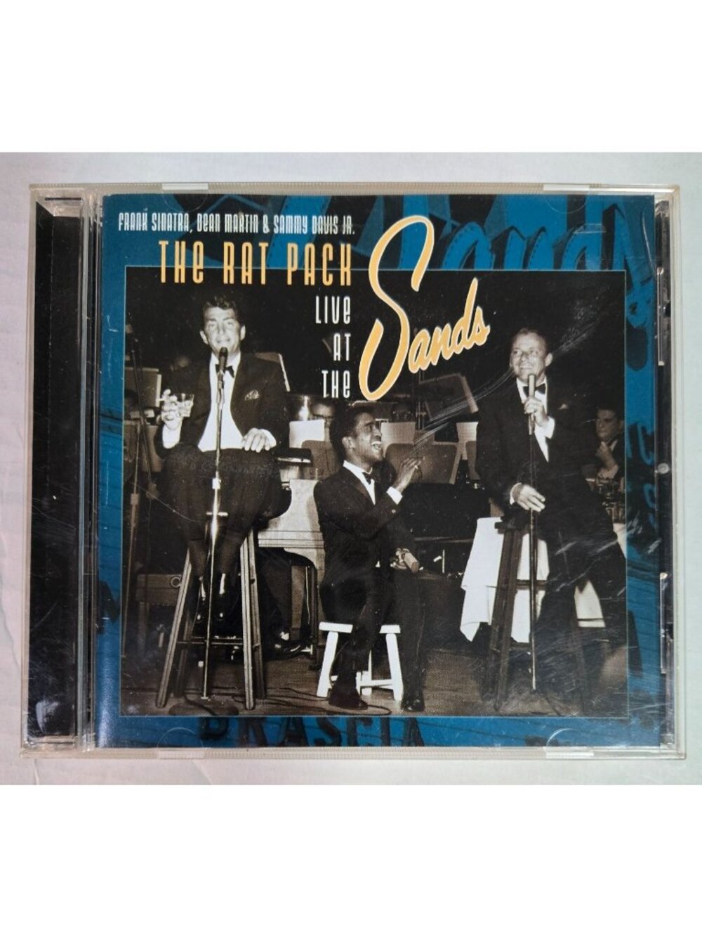 The Rat Pack, Frank Sinatra, Sammy Davis Jr and Dean Martin Live! Lot of (4) CD'
